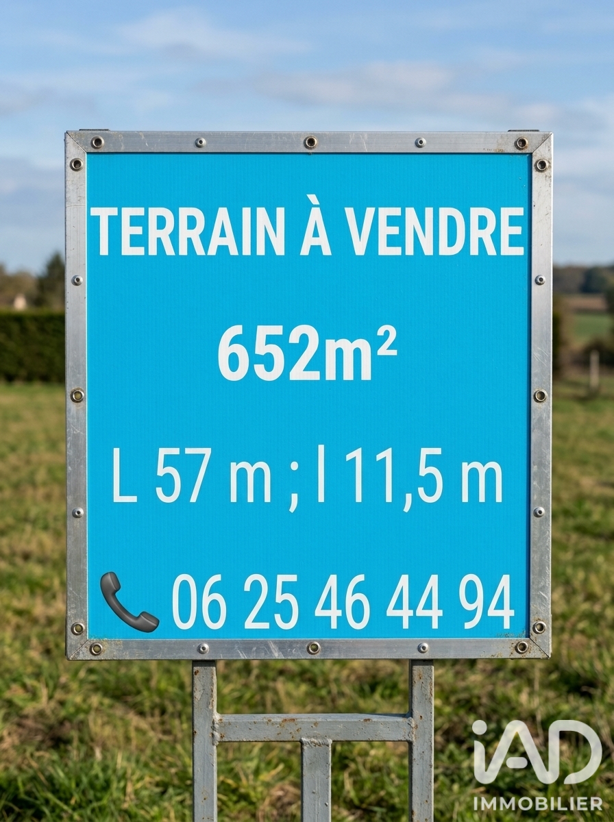 Vente Terrain 652 m²