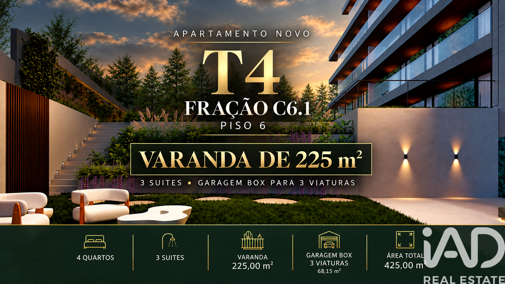 Apartamento T4 à venda em Gondomar (São Cosme), Valbom e Jovim, €995.000